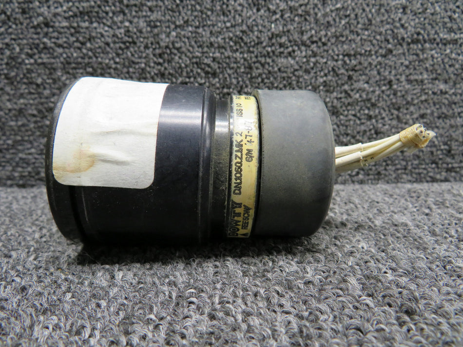 DN1050Z Dowty Undercarriage Position Indicator w Rubber Wiring Boot (Black Face)
