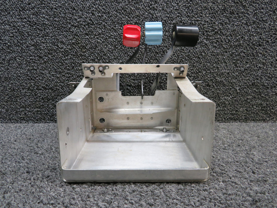 169-940017-9 Beechcraft 24R Engine Control Quadrant and Pan Assembly