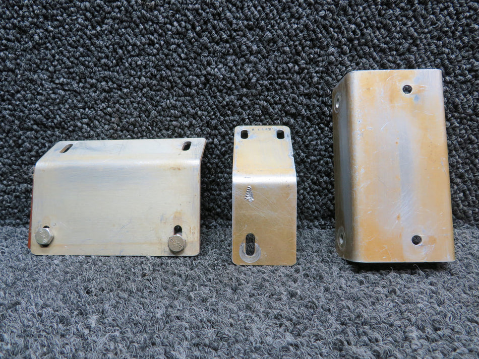 Beechcraft 24R Aileron Servo Bracket Set (Holes Enlarged, Knicked)