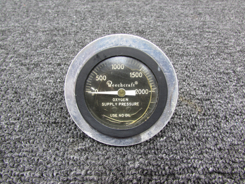 99-384042 Puritan Oxygen Supply Pressure Indicator (Cracked Face)