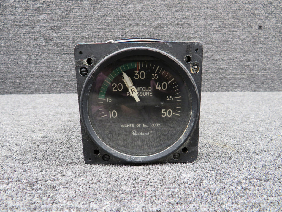 IU028-202-4 (Alt: 96-384056-1) Edo-Aire Manifold Pressure Ind, Lighted (Warped)