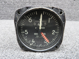 1214DX-10-09-39287 Kollsman Airpseed Indicator (Worn Face and Casing)