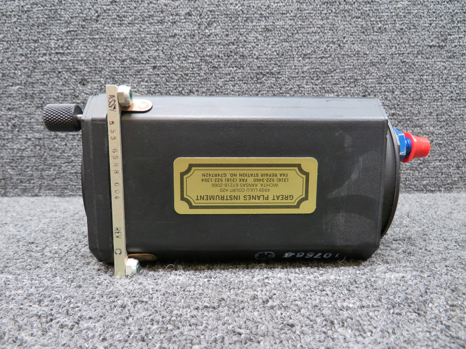 575-37277-6139 Kollsman Airspeed Mach Indicator with Modifications and Bracket