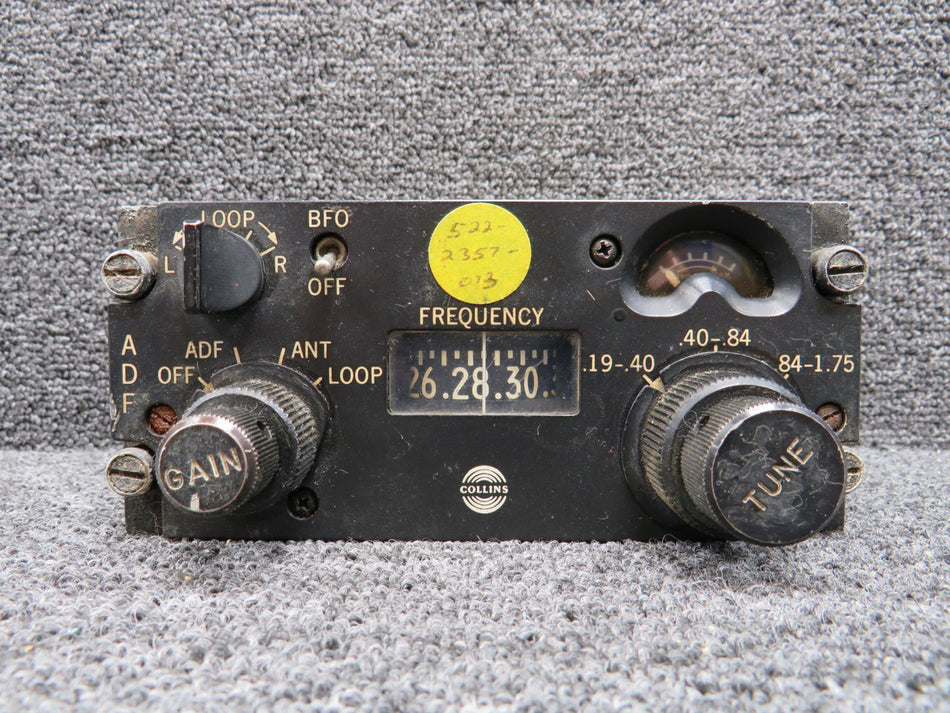 522-2357-013 Collins 614L-8 ADF Control (Black)