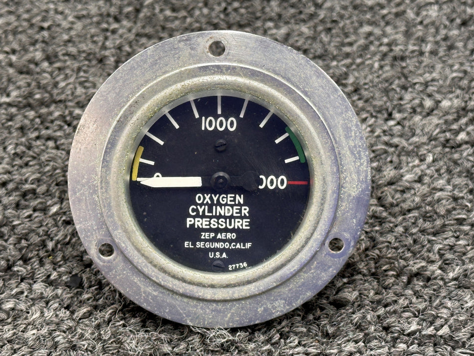Zep Aero Oxygen Cylinder Pressure Indicator