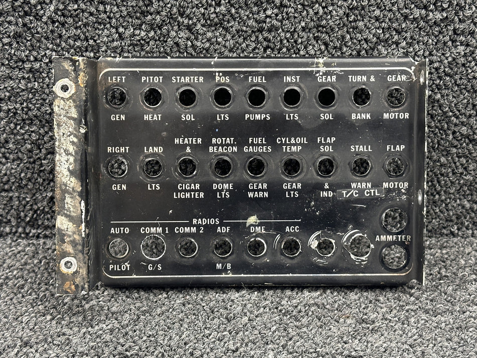 24140-000 Piper PA30 Circuit Protector Panel Assembly