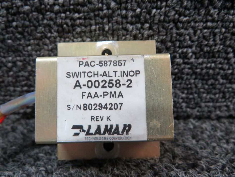 A-258-2 Lamar Alt. INOP Switch
