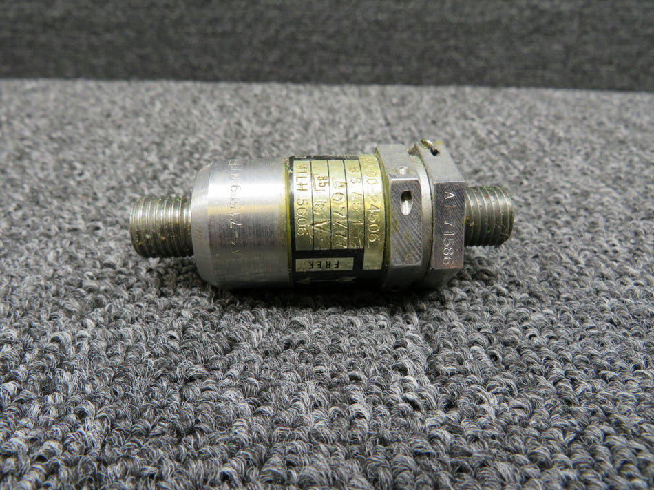 A5090-24506 Messier-Hispano Restrictor Valve with Green Repairable Tag (Core)