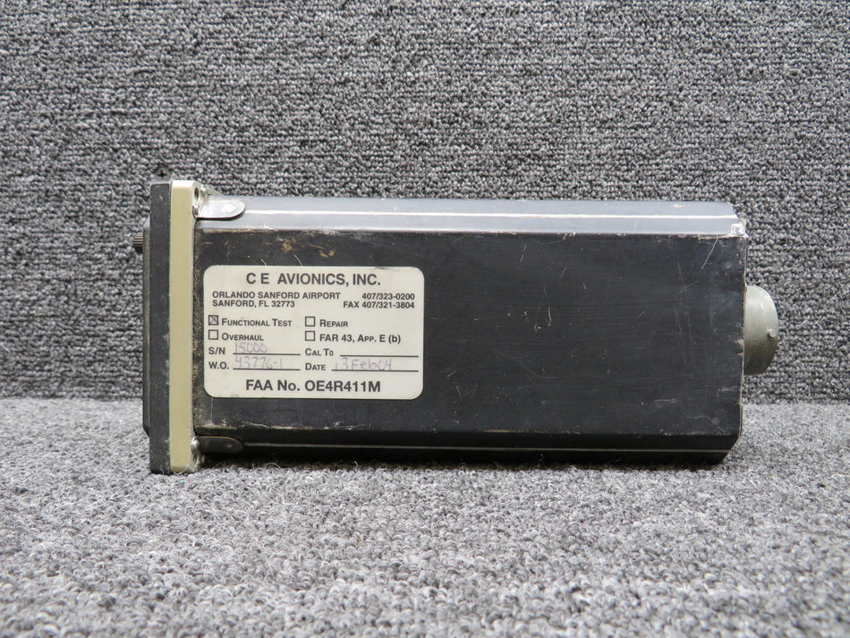 622-3915-001 Collins IND-40 DME Indicator with Modifications (Brown Buttons)