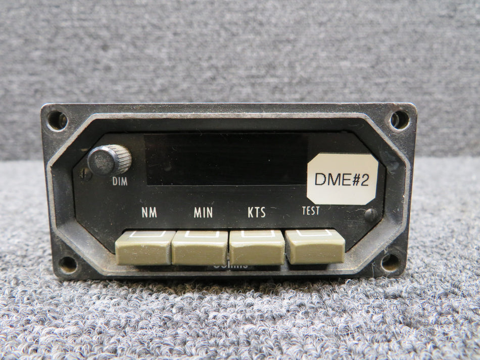 622-3915-001 Collins IND-40 DME Indicator with Modifications (Brown Buttons)
