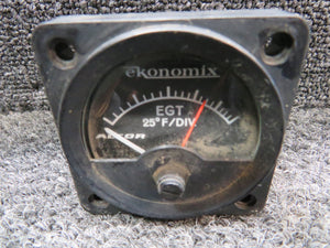 202A-1A Alcor Exhaust Gas Temperature Indicator w (Loose Glass)