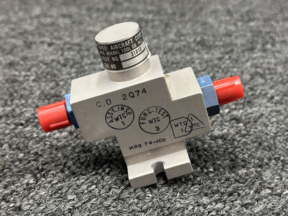 31810 Wiebel Tool Timer Check Valve Assembly