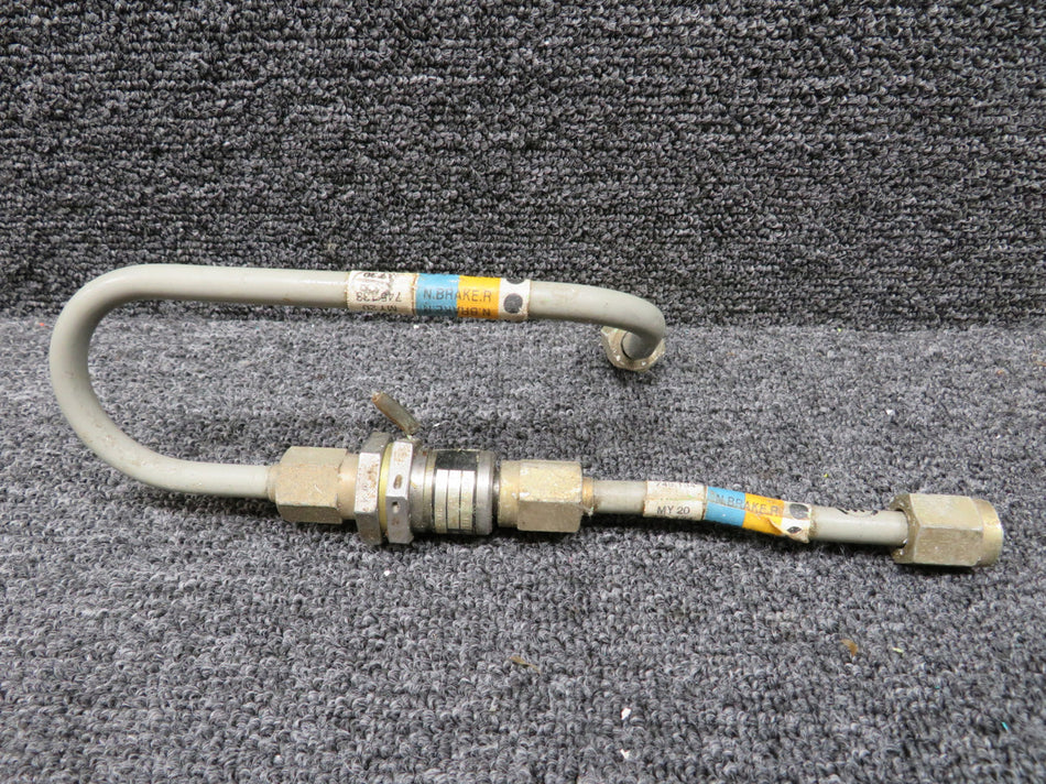 A100-24208 Falcon Jet Line and Valve Assembly with Green Repairable Tags (Core)