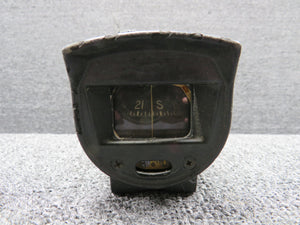 C660501-0102 Cessna Compass Indicator with Dash Mount, Lighted (No Fluid)