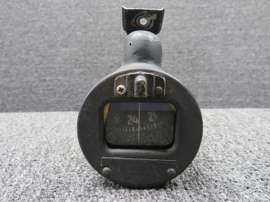 Windshield Mounted Lighted Compass Indicator (Round Angled Mount)