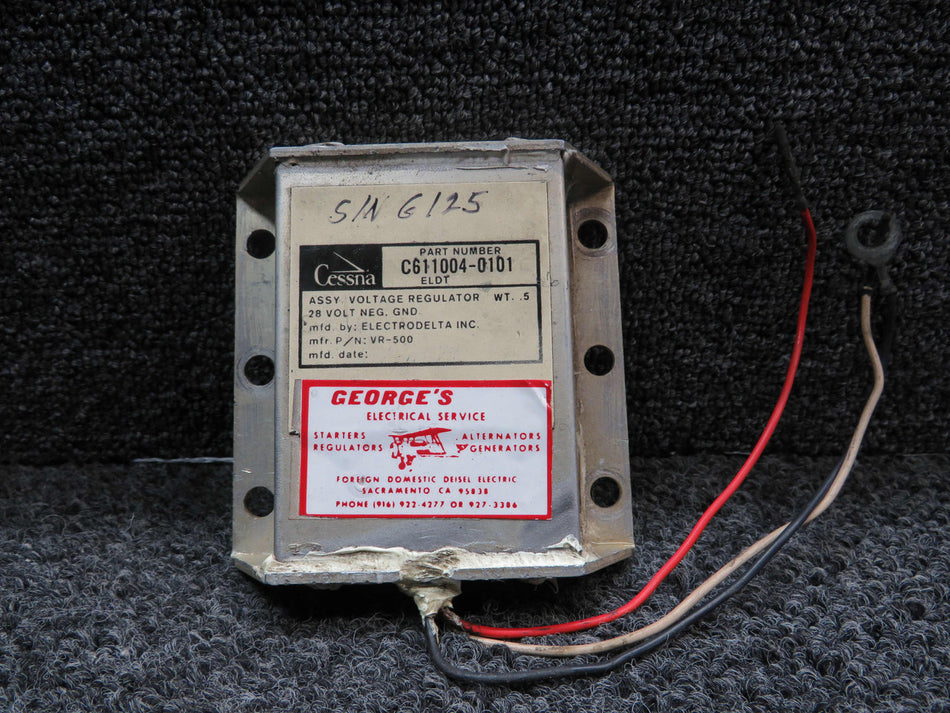 VR-500 (Alt: C611004) Cessna Voltage Regulator A