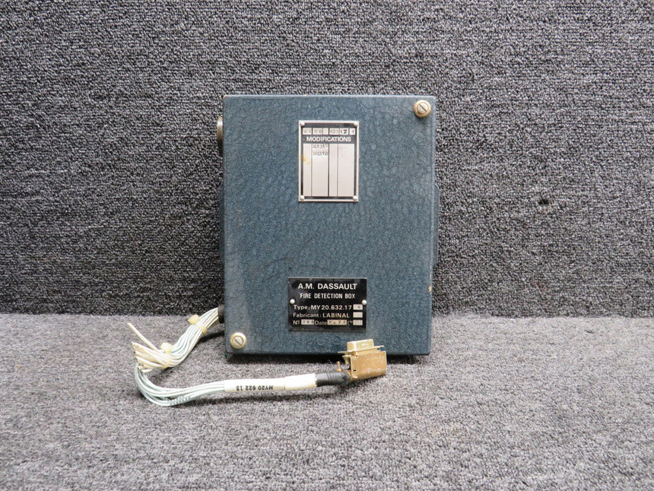 MY-20-632-17-1 A.M Dassault Fire Detection Box w Green Repairable Tag (Core)