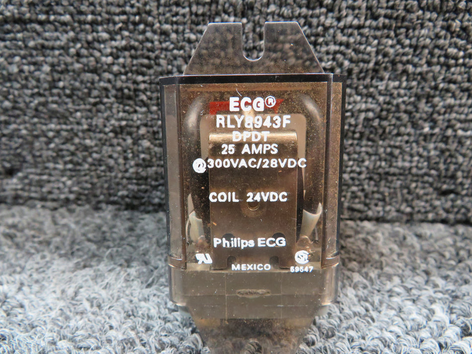 RLY8943F Philips ECG M512 ECG Component (25 Amps) (NOS)
