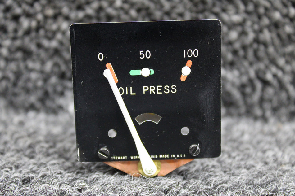 433545 Stewart Warner Oil Pressure Indicator