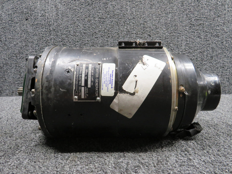 45AS88801-13 Shinko Mitsubishi MU-300 Starter Generator with Adapter (LH Engine)