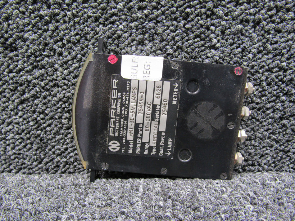 75460 (Alt: 75454-1) Parker Voltmeter Indicator