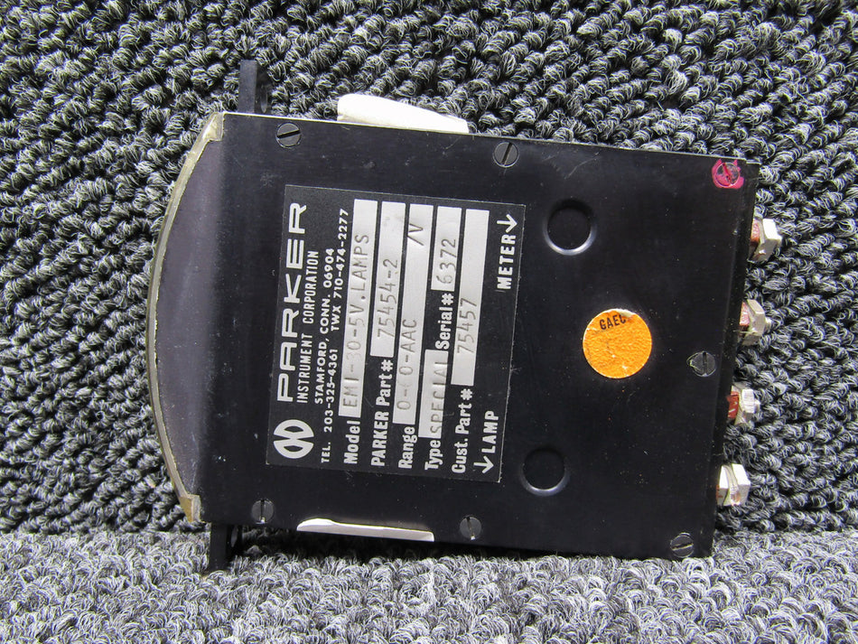 75457 (Alt: 75454-2) Parker Voltmeter Indicator