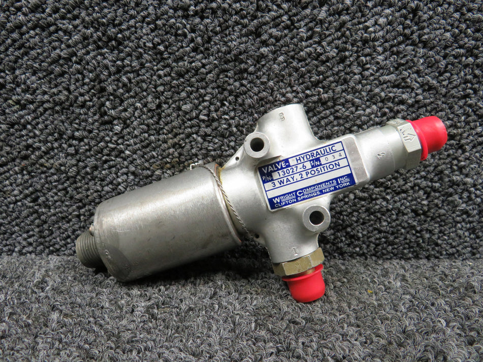 13027-6 Wright Components 3 Way 2 Position Hydraulic Valve