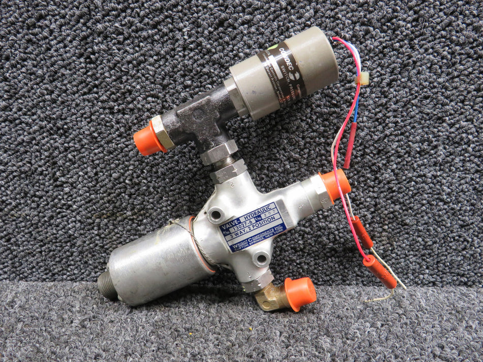 13027-6 Wright Components 3 Way 2 Position Hydraulic Valve Assembly