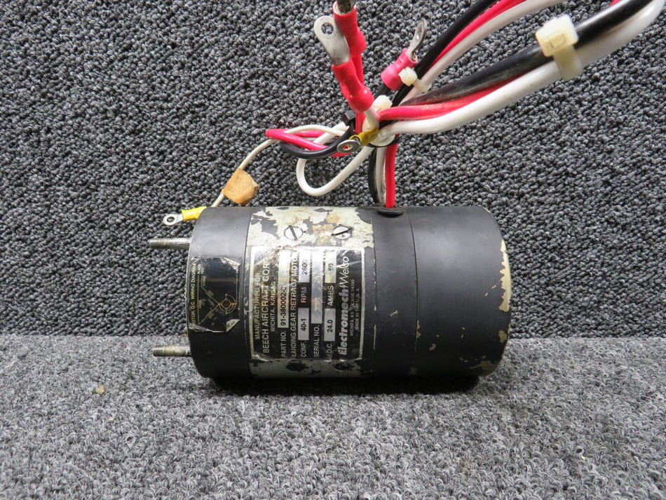 91-380002-3 (Conf: 40-1) Electromech Landing Gear Retract Motor (24V)