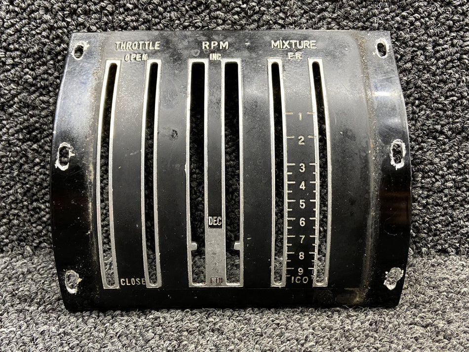 5015106-4 (Use: 5015106-7) Cessna Quadrant Control Cover