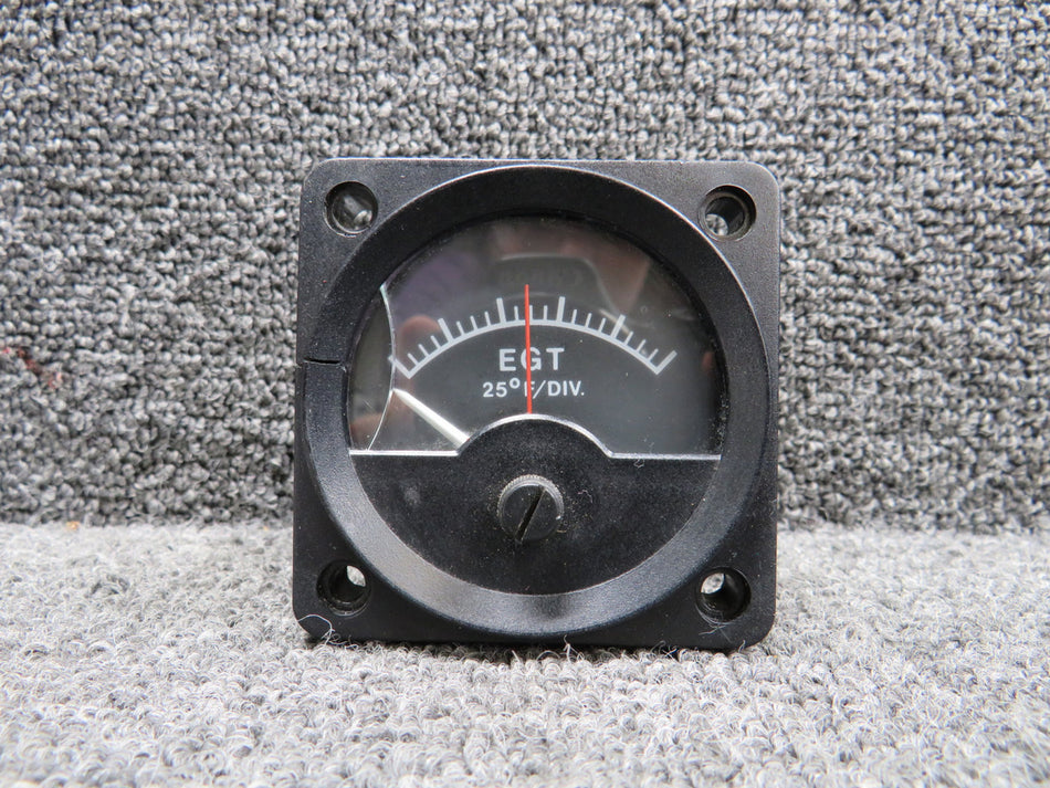 Alcor Exhaust Gas Temperature Indicator with Red Indicator Needle (Loose Glass)
