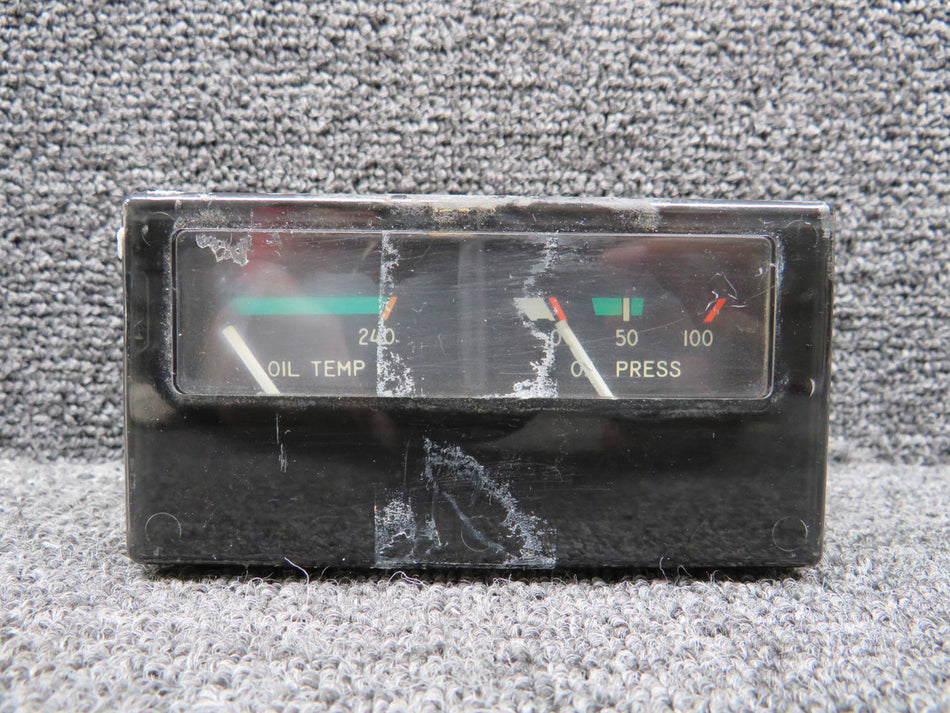 C669512-0103 Cessna Instrument Oil Gauge Cluster (Loose Face) (12V)