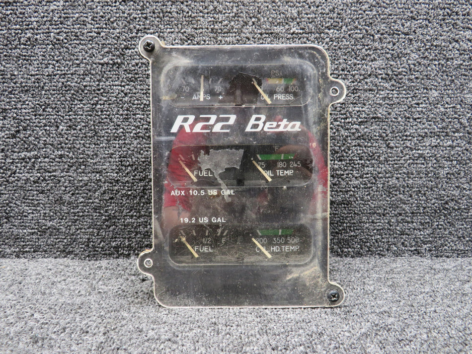 6247-00326 (Alt: B144-3) Rochester Gauges Instrument Gauge Cluster (Worn) (14V)