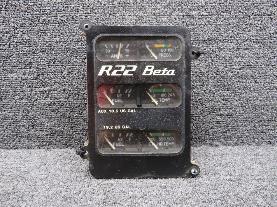 6247-00326 (Alt: B144-3) Rochester Gauges Instrument Gauge Cluster (Loose Face) (14V)