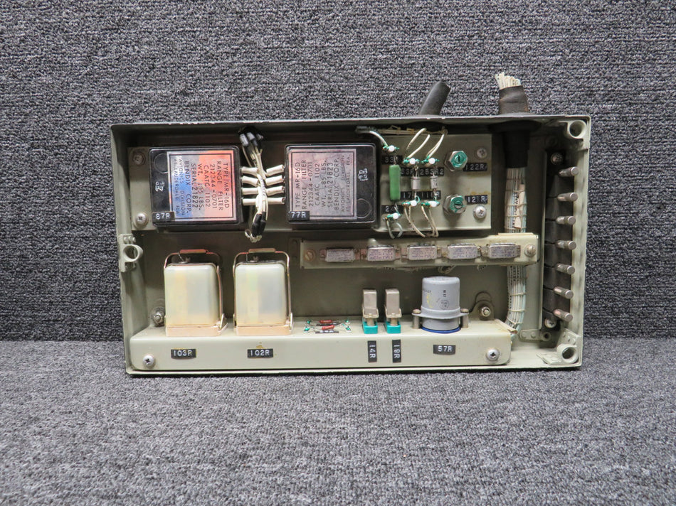 MY20655-13 GAM Dassault Radio Supply Box with Green Repairable Tag (Core)