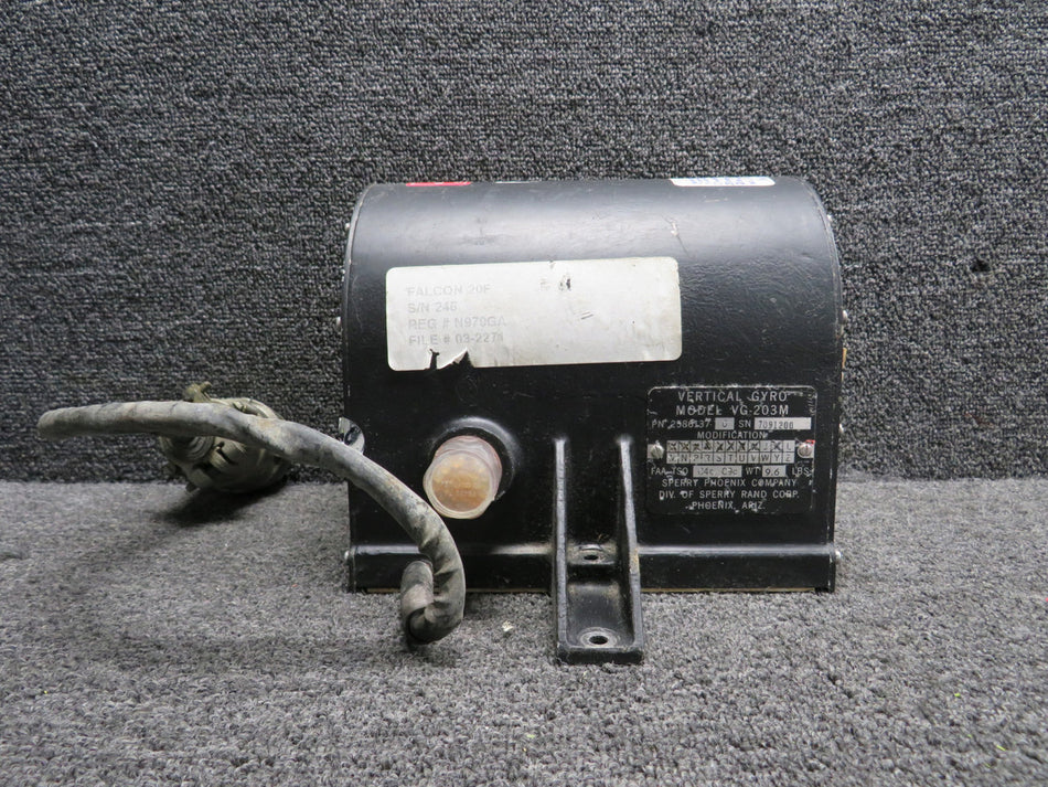 2586137-6 Sperry VG-203M Vertical Gyro with Modifications