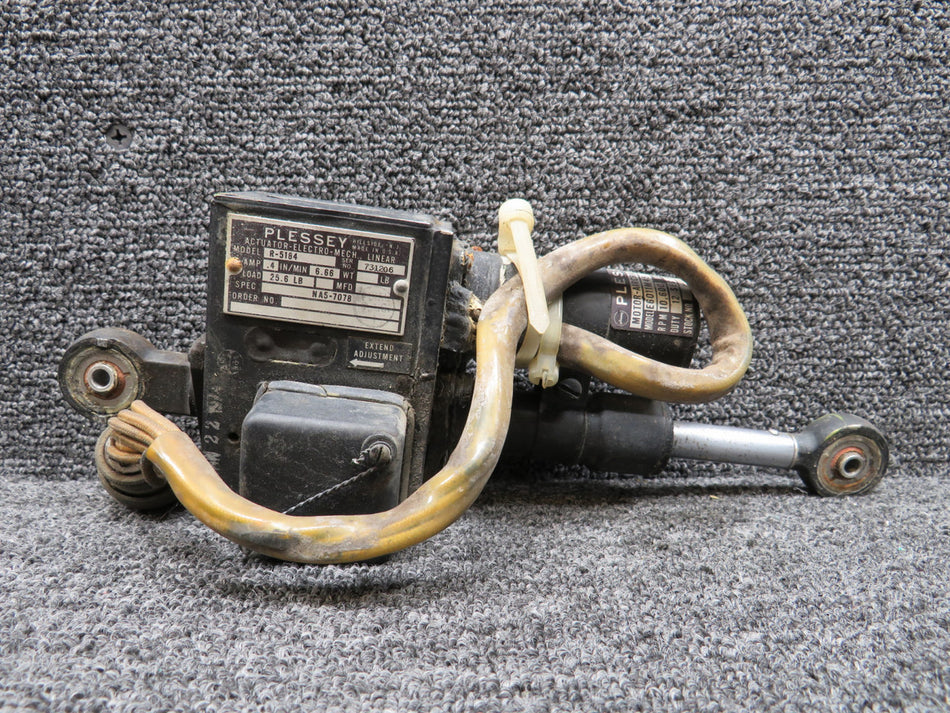 R-5184 Plessey Electro-Mechanical Actuator Assembly with Motor