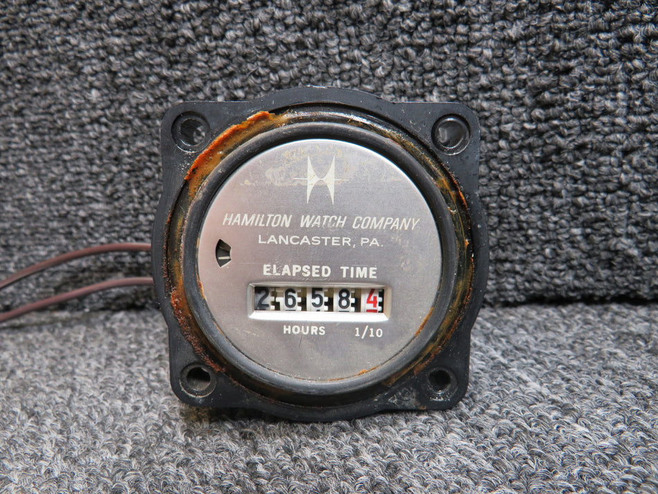 Hamilton Elapsed Time Indicator (2658.4 Hours) (Missing Face)