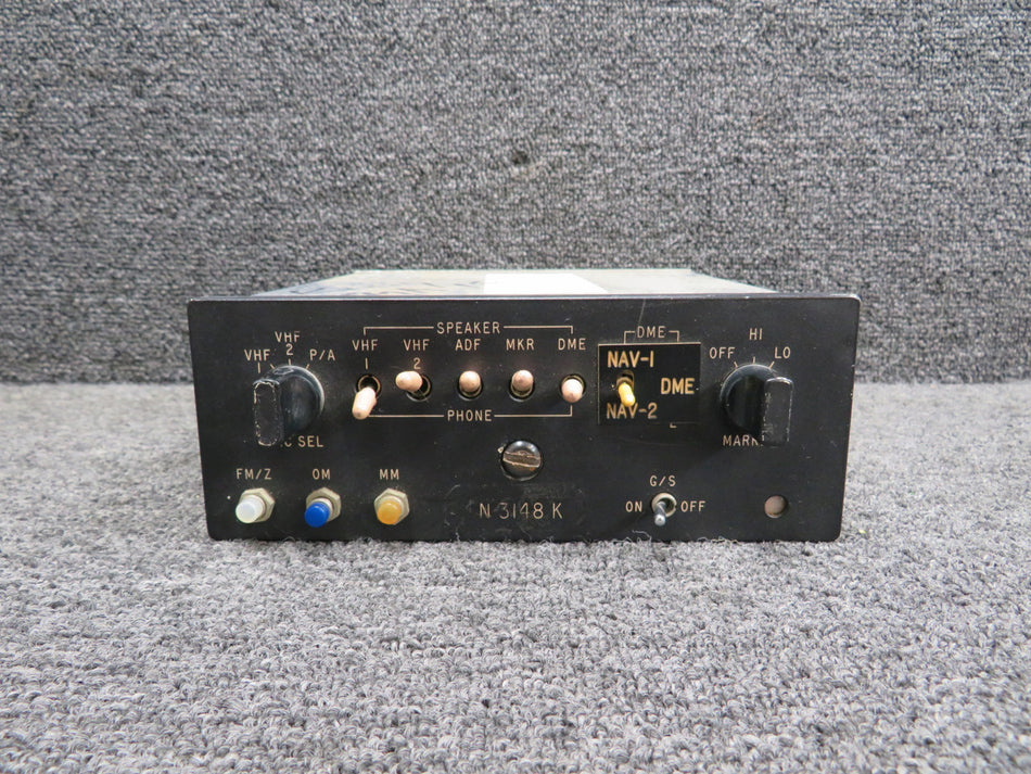 N-3148-K Cessna Navigation and Communications Control Panel