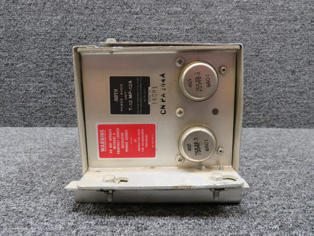 Narco T-12-MP-12A Narco Power-Audio Unit with Large Tray (Volts: 14)