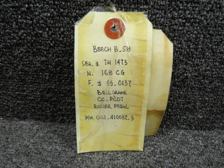 Does Not Apply 002-410037-3 Beechcraft 58 Bellcrank Assembly
