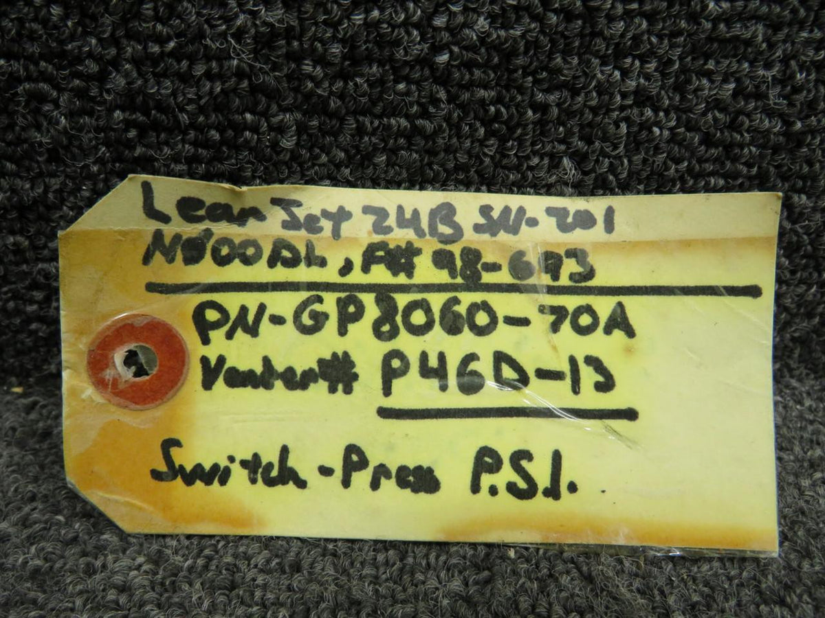 Precision Sensors GP8060-70A (Alt: P46D-13) Precision Sensors Switch Pressure
