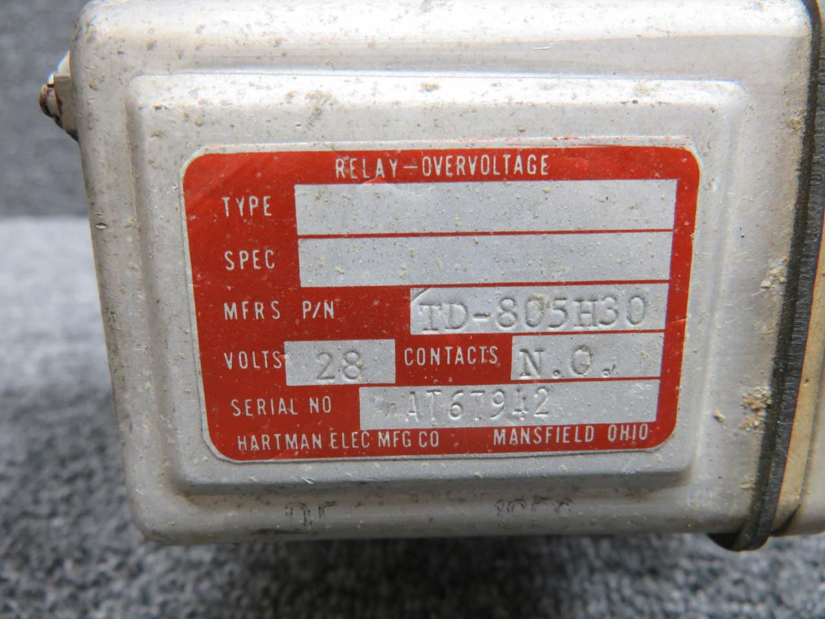 Hartman TD-805H30 Hartman Overvoltage Relay with Mount Bracket (Volts: 28)
