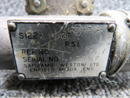 Sangamo Weston S122-1-124K Sangamo Weston Fuel Pressure Transmitter