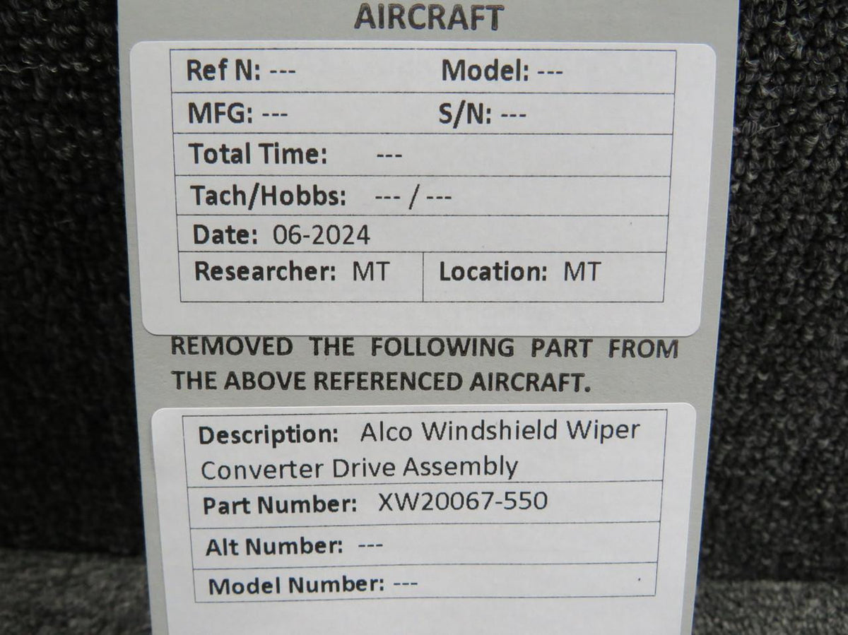 Alco XW20067-550 Alco Windshield Wiper Converter Drive Assembly