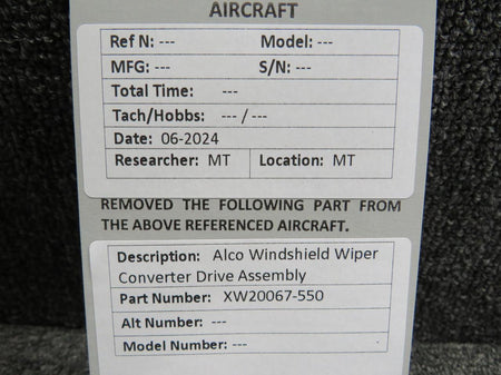 Alco XW20067-550 Alco Windshield Wiper Converter Drive Assembly