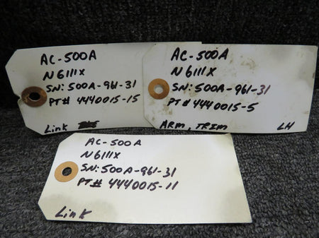 Does Not Apply 4440015-5 Aero Commander 500-A Trim Arm and Link Assembly LH