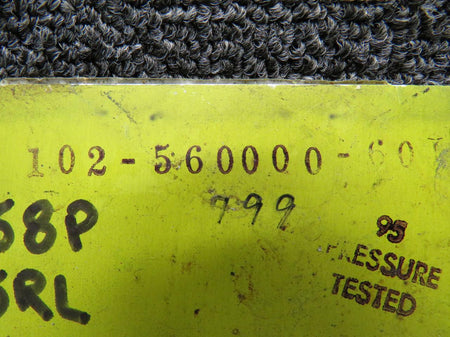 Does Not Apply 102-560000-60, Z909 Beechcraft 58P Oxygen Valve Bracket Assembly (PSI: 5-100)