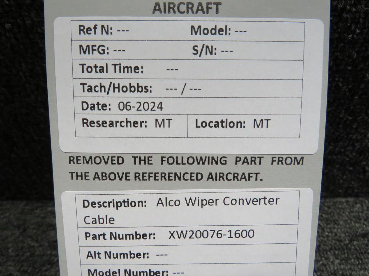 Alco XW20076-1600 Alco Wiper Converter Cable