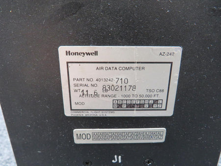 Sperry 4013242-710 Sperry-Honeywell AZ-242 Air Data Computer with Modifications